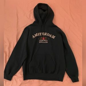 vintage style amsterdam holland hoodie